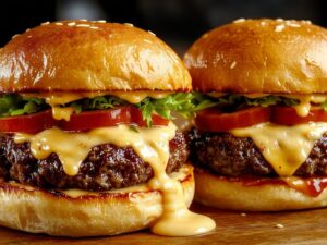 juicy homemade burgers perfection