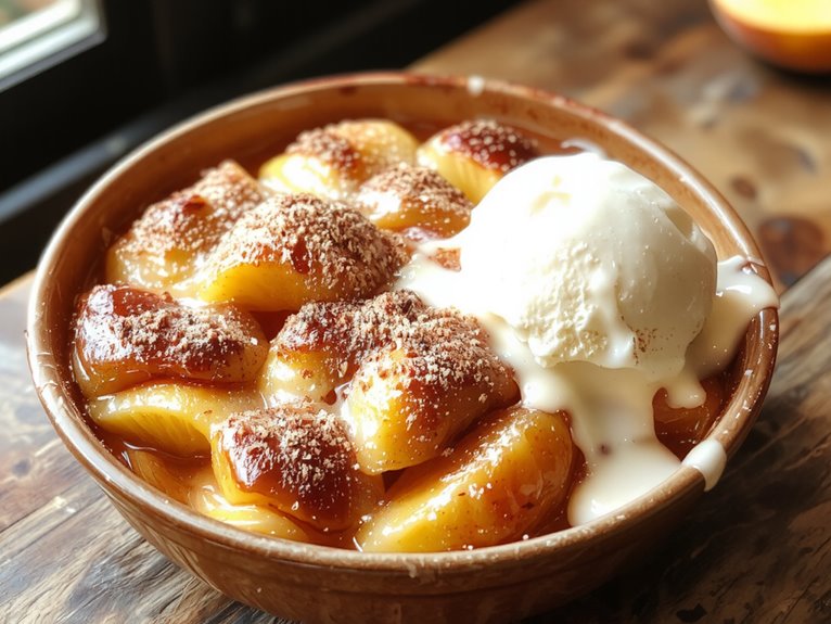 peach dessert baking instructions