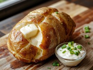 perfectly crispy potato skin