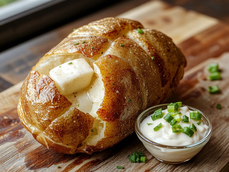 perfectly crispy potato skin