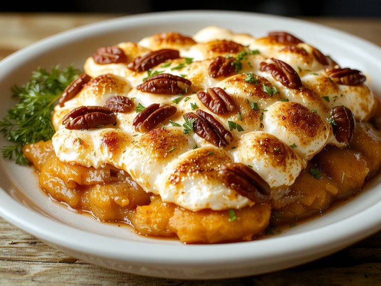 rich caramelized sweet potatoes