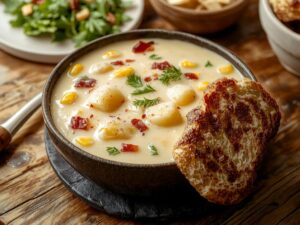 rich creamy corn soup