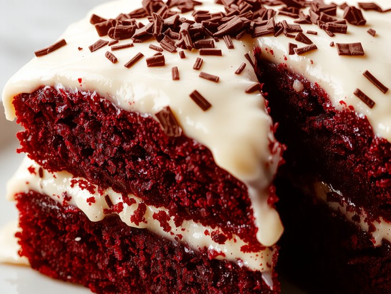 rich red velvet cake