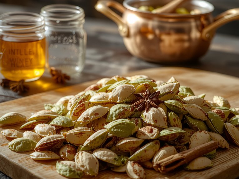 roasted pumpkin seed snack