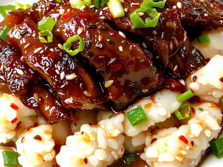 savory sweet beef stir fry