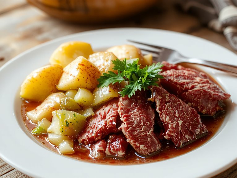 savory traditional irish dish