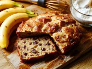 simple sweet banana loaf