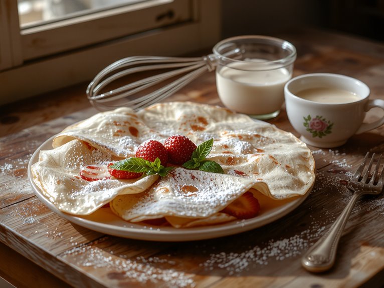 simple tender french crepes