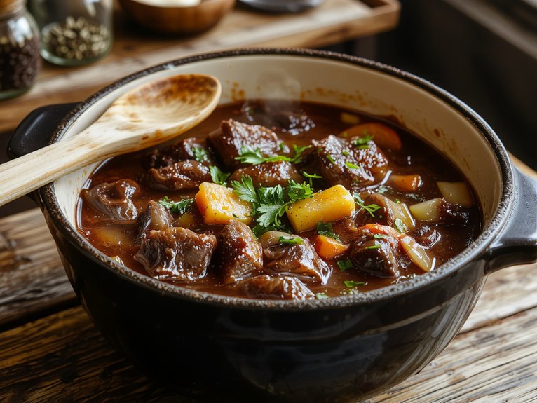 slow cooked flavorful oxtail