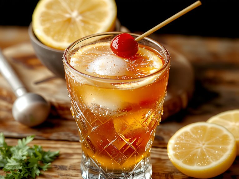 smooth whiskey tangy lemon