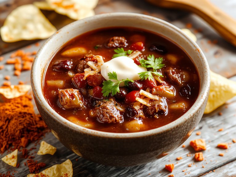 spicy homemade chili recipe