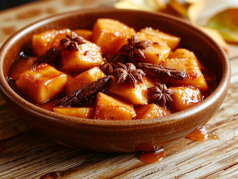 sweet buttery cinnamon yams