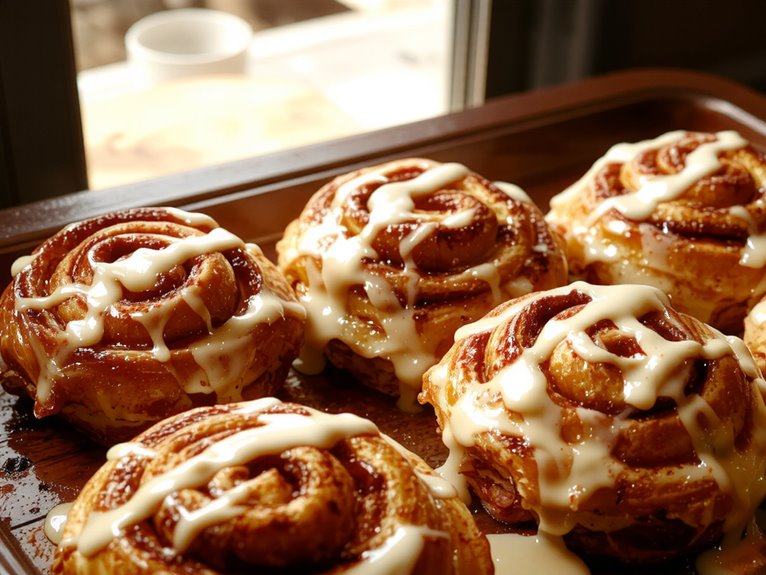 sweet cinnamon swirl rolls