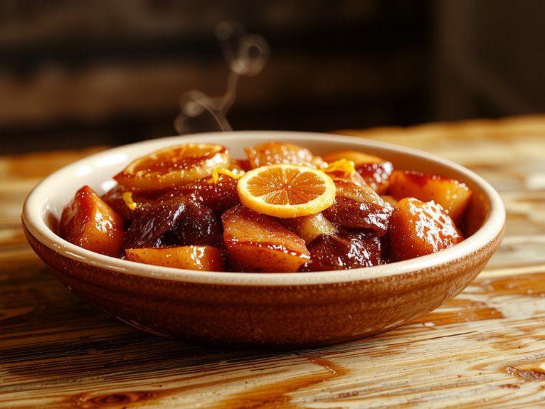 sweet potatoes caramelized glaze