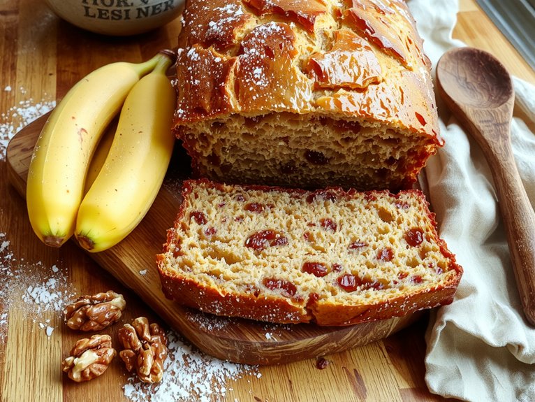 sweet ripe banana bread