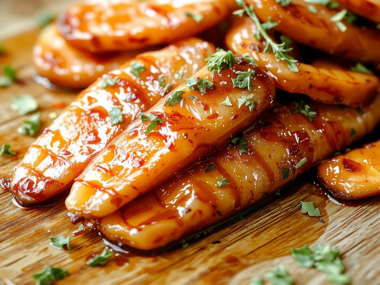 sweet roasted carrot side