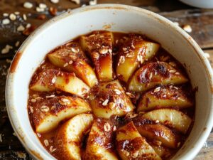 sweet spiced apple dessert