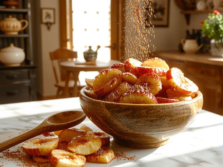 sweet spiced apple filling