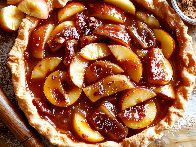 sweet spiced apple filling