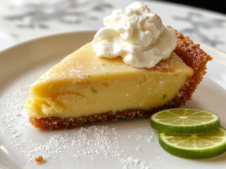 tangy creamy lime pie