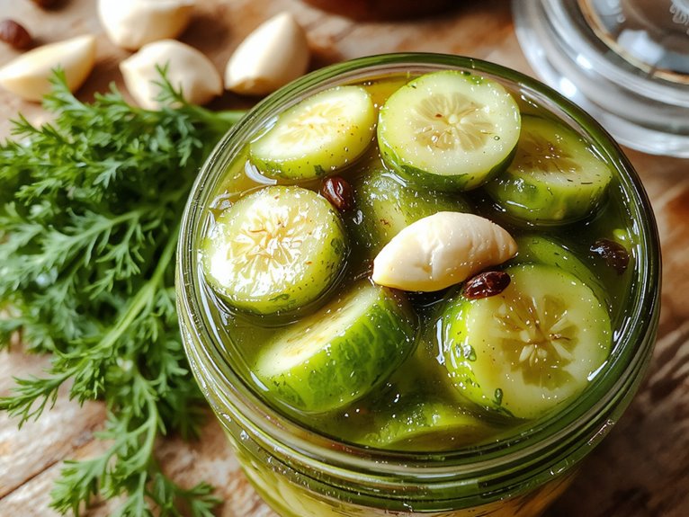 tangy homemade dill pickles