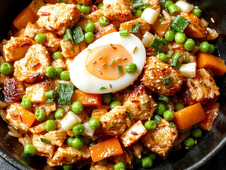 tender chicken fried rice