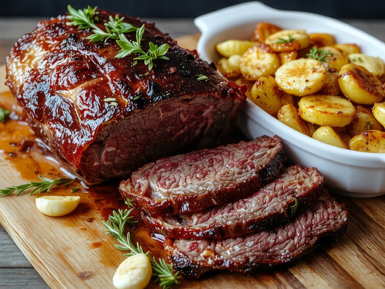 tender seasoned roast beef