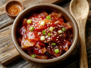 traditional korean fermented cabbage
