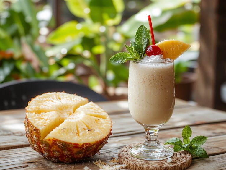 tropical creamy cocktail recipe